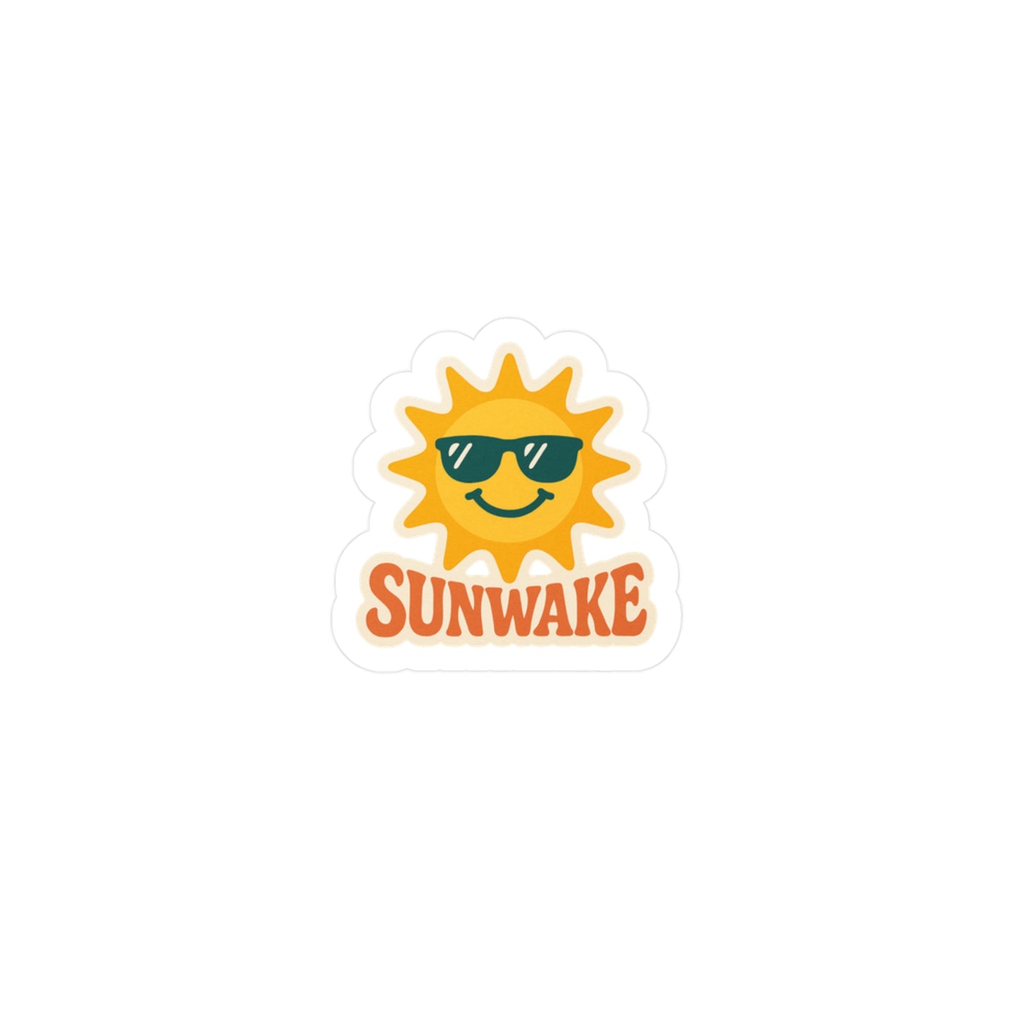 Cool Sun Vinyl Sticker