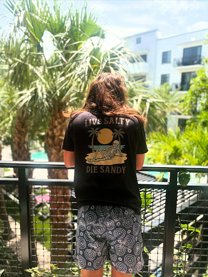 “Live Salty, Die Sandy" Tee